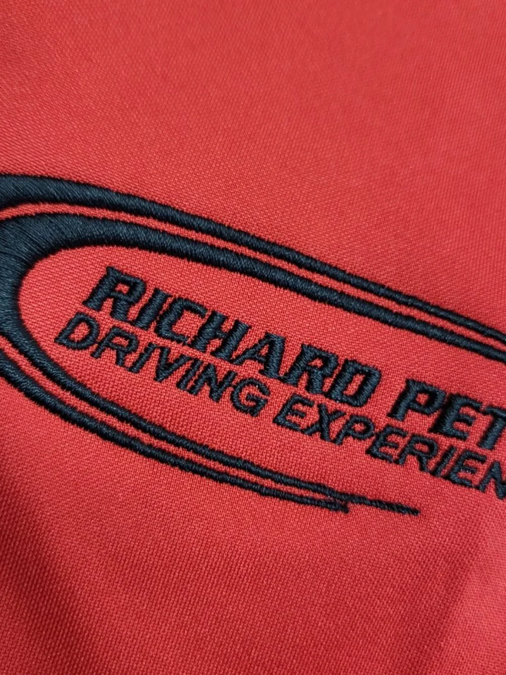 Richard Petty Driving Experience Polo Shirt Mens Medium Nike Dri Fit Performance